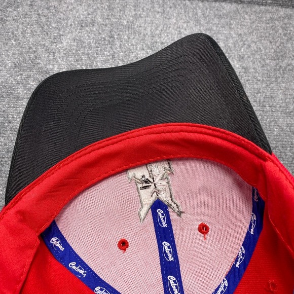 Indianapolis Indians Hat Cap Strap Back MiLB Minor Baseball Mens Red Black SGA - Picture 7 of 8